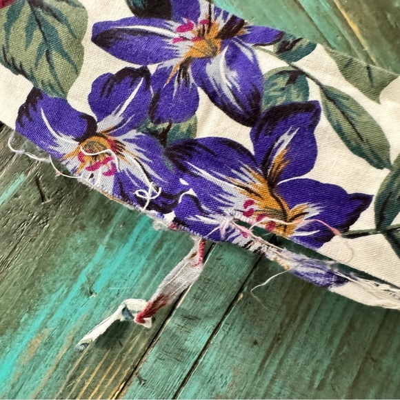 Victoria's Secret Gold Label Vintage Floral 100% Cotton Robe Size Small - Picture 10 of 12